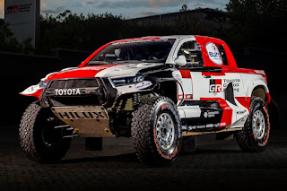 Toyota GR DKR Hilux T1+ 2022 Front Side