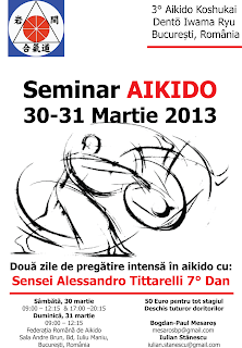 Stagiu Aikido - Martie 2013 - Alessandro Tittarelli Sihan