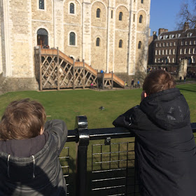 Boys on a bridge