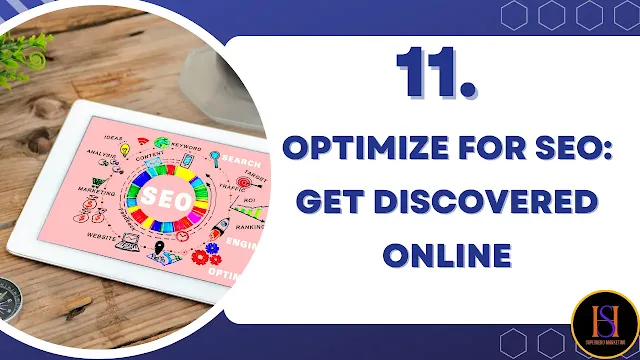 Optimize for SEO: Get Discovered Online