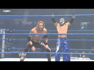 Edge, Rey Mysterio vs Alberto Del Rio, Kane (Smackdown 31/12/10) 