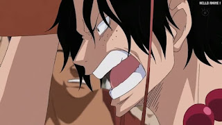 ワンピースアニメ 頂上戦争編 461話 エース Portgas D. Ace | ONE PIECE Episode 461