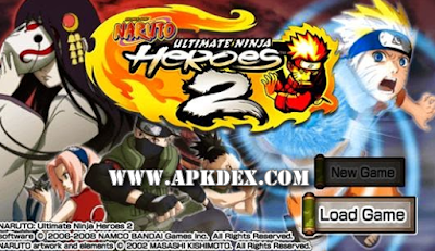 Naruto Ultimate Ninja Heroes 2 The Phantom Fortress ISO PSP