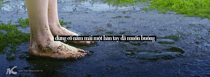 Facebook Cover Buông Tay người tôi yêu