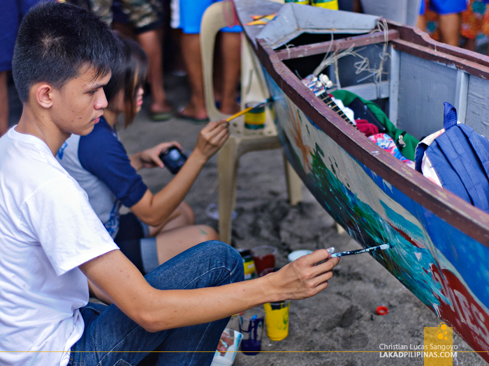 Pawikan Festival Bataan Boat Painting