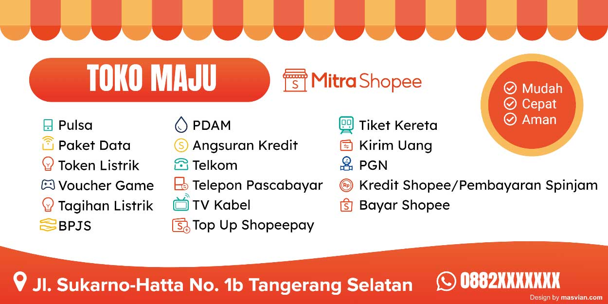 Template Banner Mitra Shopee