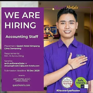 Loker hotel Semarang terbaru
