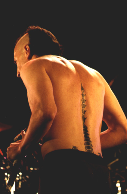 Maynard Keenan back tattoo.