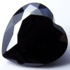 Cubic zirconia Black heart cut aaa stones China Wholesale and Supplier