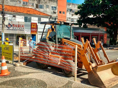 Ponto de ônibus da Rua Odilon Santos será desativado temporariamente  para obras da Praça Brigadeiro Faria Rocha