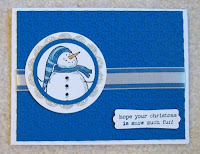 card made with Stampin'UP! stamp set: Snow Much Fun