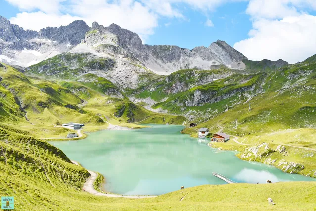 Zürser See en Vorarlberg, Austria