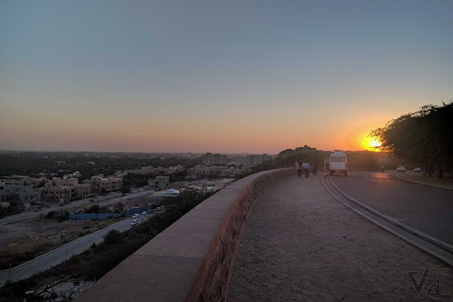 Sunset as seen from the Chittar hill