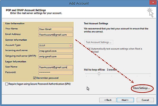 Set-Gmail Account-In-Outlook 2013-7