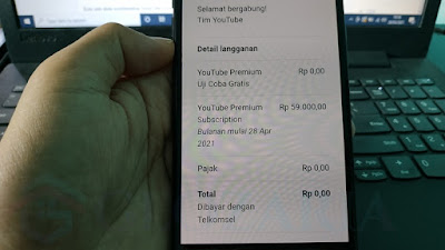 Cara Daftar Youtube Premium Gratis Tanpa Kartu Kredit Tapi Dengan Pulsa