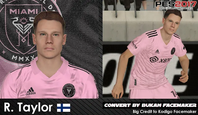 PES 2017 Robert Taylor Face