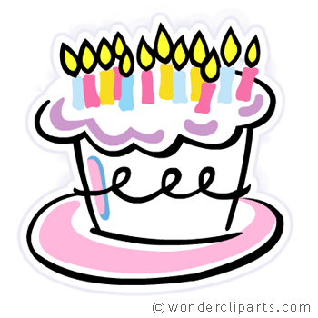 Clip  Birthday Cake on Happy Birthday Orkut Scraps Cake Images Clipart