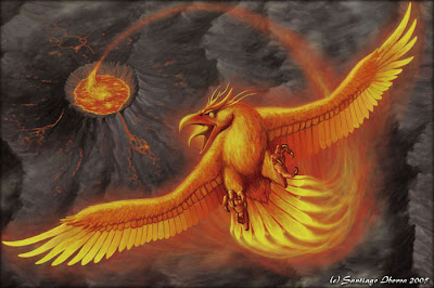 Mythical Phoenix Bird