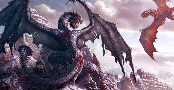 Kerem Beyit deviantart ilustrações fantasia dragões