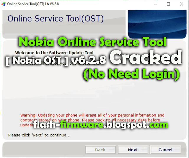 Nokia Online Service Tool [ Nokia OST ] v6.2.8 Crack (No Need Login) Free Download