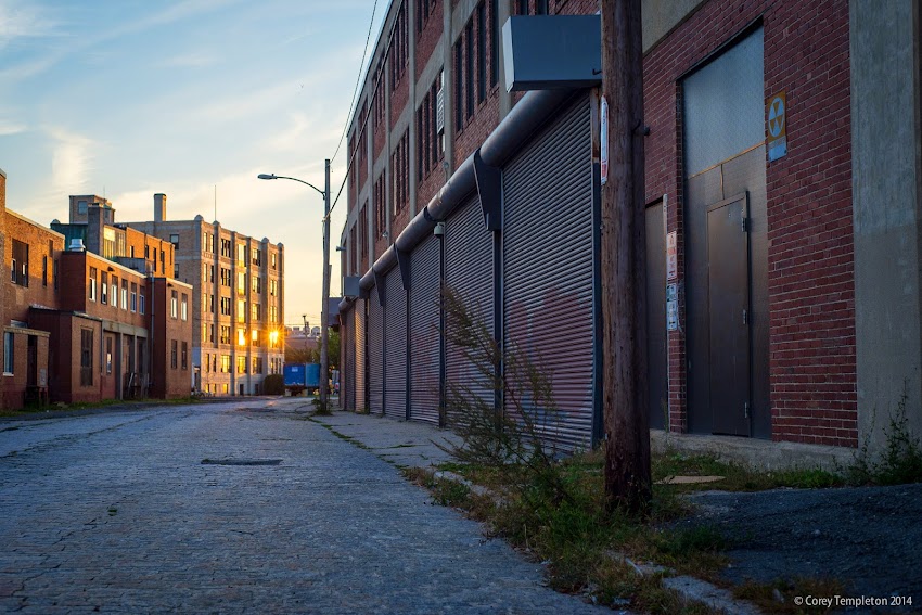 Portland, Maine September 2014 Bayside Kennebec Street towards Schlotterbeck & Foss Co building photo by Corey Templeton