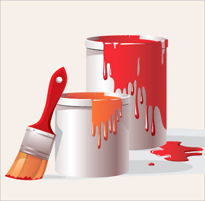 Stock Vector - Paint Buckets