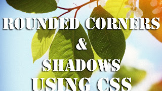 Rounded Corners and Shadows for Images using CSS