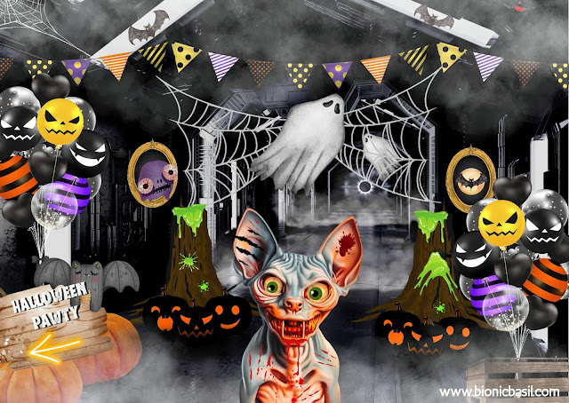 The B Teams Halloween Spooky Story ©BionicBasil® Zombie Cat.jpg