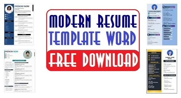 resume template word free download 2024