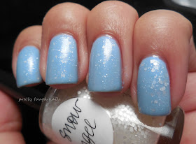 Elevation Polish Alphubel topped with Lynnderella Snow Angel