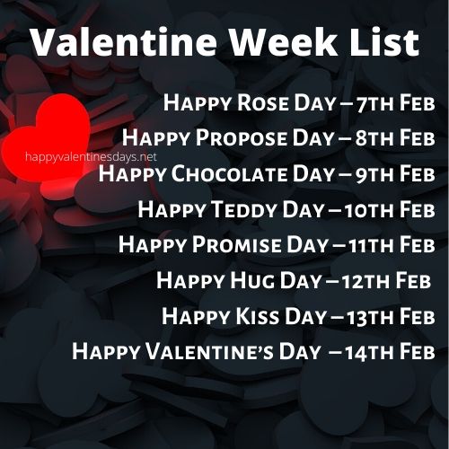 pix Days In February 2021 Rose Day february days 7 feb to 21 feb days