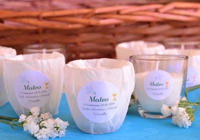 recuerdos comunion campestre rustica velas aromaticas naturales