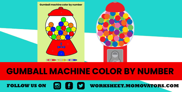 color by number, color by number free pdf, gumball color by number, free printable color by number pdf,  color by number preschool, free printables color by number, color by number worksheets, coloring activity @momovators