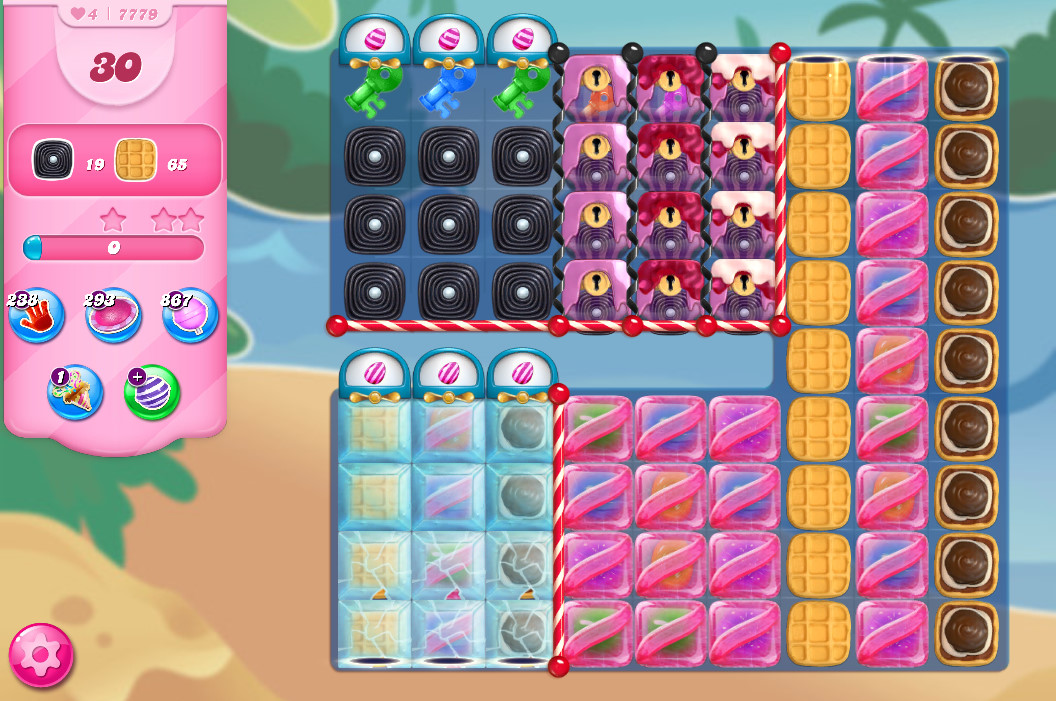 Candy Crush Saga level 7779