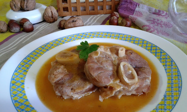 Ossobuco estofado a la milanesa