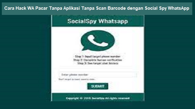 Cara Hack WA Pacar Tanpa Aplikasi Tanpa Scan Barcode