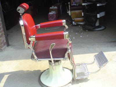 Antique Furniture Ebay on Reference Library  Antique Belmont 1950 Barber Chair Vintage Nr No