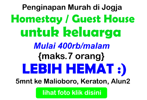 Guest house, Homestay Murah di Jogja