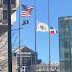 LA BANDERA DOMINICANA PERMANECE ONDEANDO EN LA ALCALDÍA DE BOSTON, LA CIUDAD MÁS ANTIGUA DE LOS ESTADOS UNIDOS