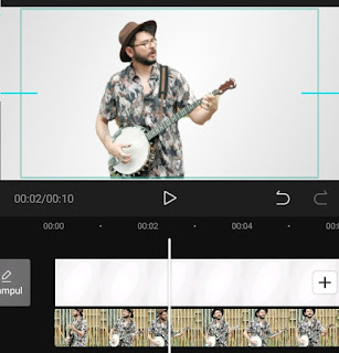 cara hapus background di capcut selesai