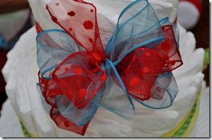 Diaper cake tutorial 14