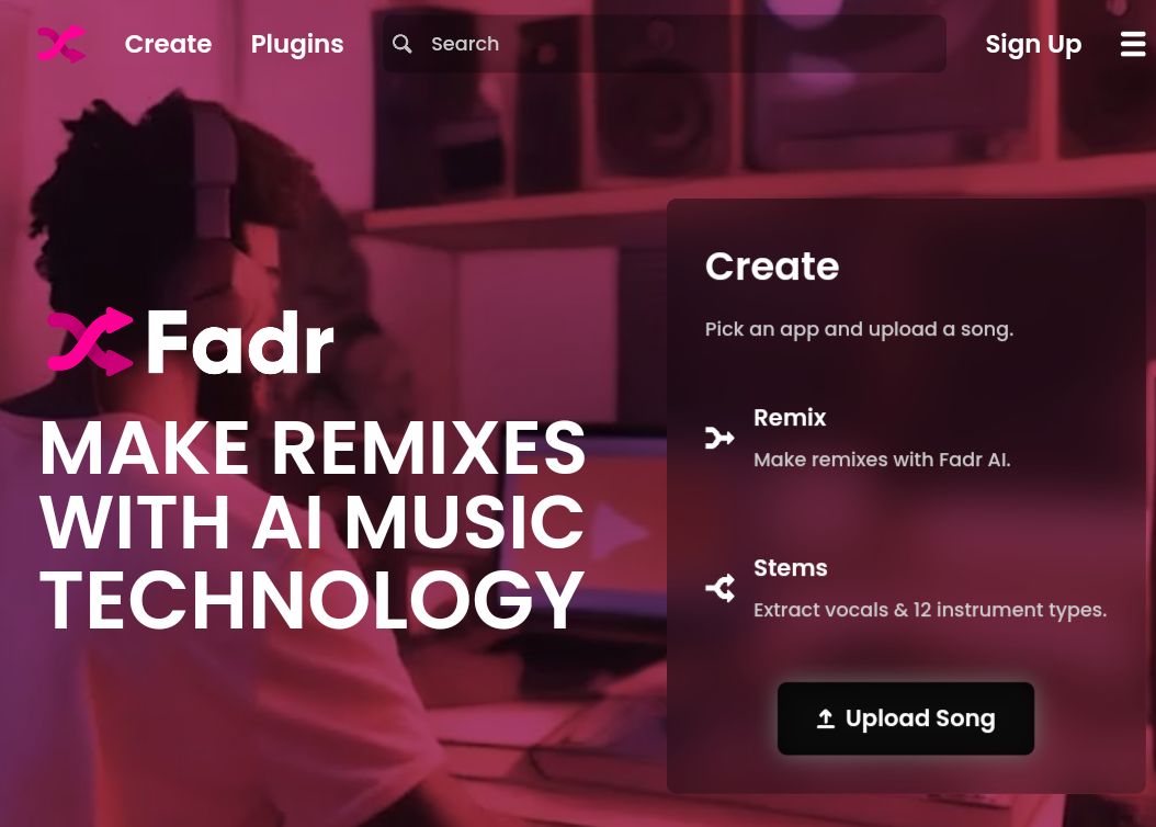 MAKE REMIXES WITH AI MUSIC TECHNOLOGY
