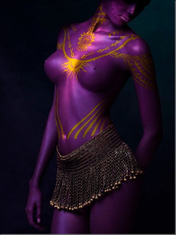 ЭЙНАТ ДАН (Einat Dan) боди-ар bodypainting