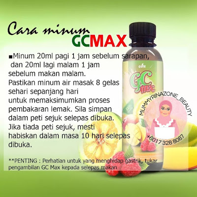 CARA MINUM GC MAX FAT BURNER