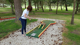 Crazy Golf at Malkins Bank Golf Club in Sandbach