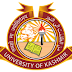 Kashmir University PG Admission Notification Session 2022 - Check Here