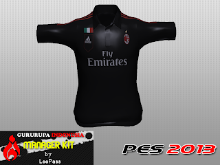 Polo Shirt Manager AC Milan PES 2013 by LeePass