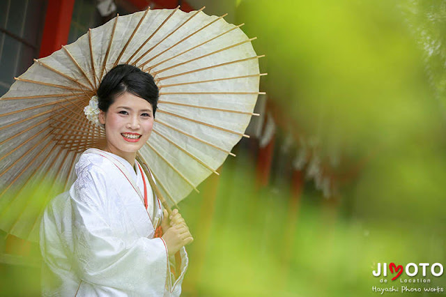 雨の奈良で前撮り撮影