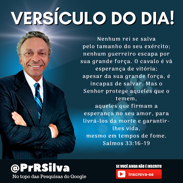 VERSÍCULO DO DIA