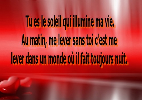 Sms Poemes D Amour Court